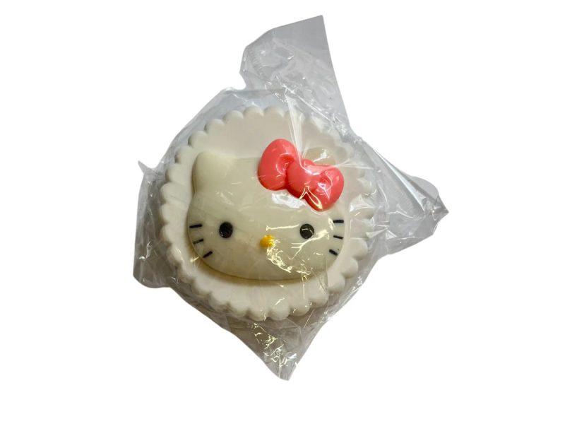Hello Kitty-Figuren-Kontaktlinsen-Aufbewahrungsset, Farbe: weiß