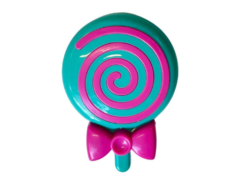 Bow-Lollipop-förmiges Kontaktlinsen-Aufbewahrungsset, Farbe: blaue Basis und lila Schleifen