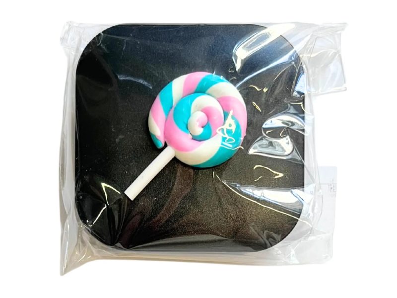 Lollipop-Figuren-Kontaktlinsen-Aufbewahrungsset, Farbe: Schwarz