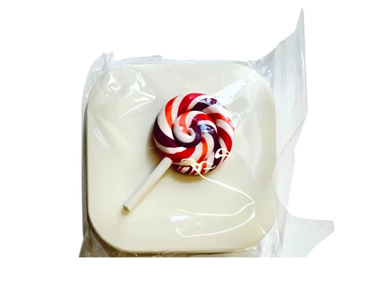 Lollipop-Figuren-Kontaktlinsen-Aufbewahrungsset, Farbe: weiß