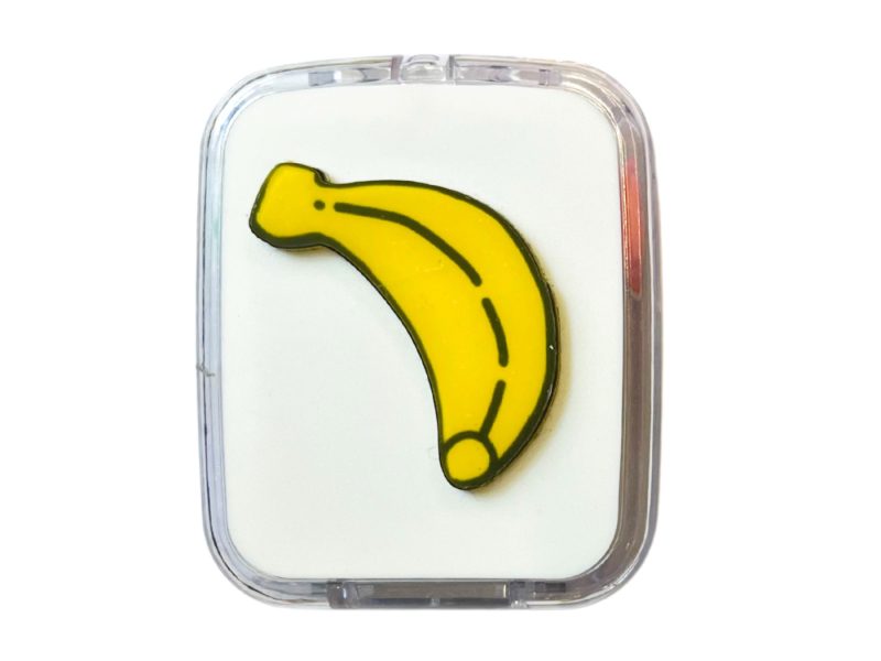 Fruchtmuster-Kontaktlinsen-Aufbewahrungsset, Farbe: Banane