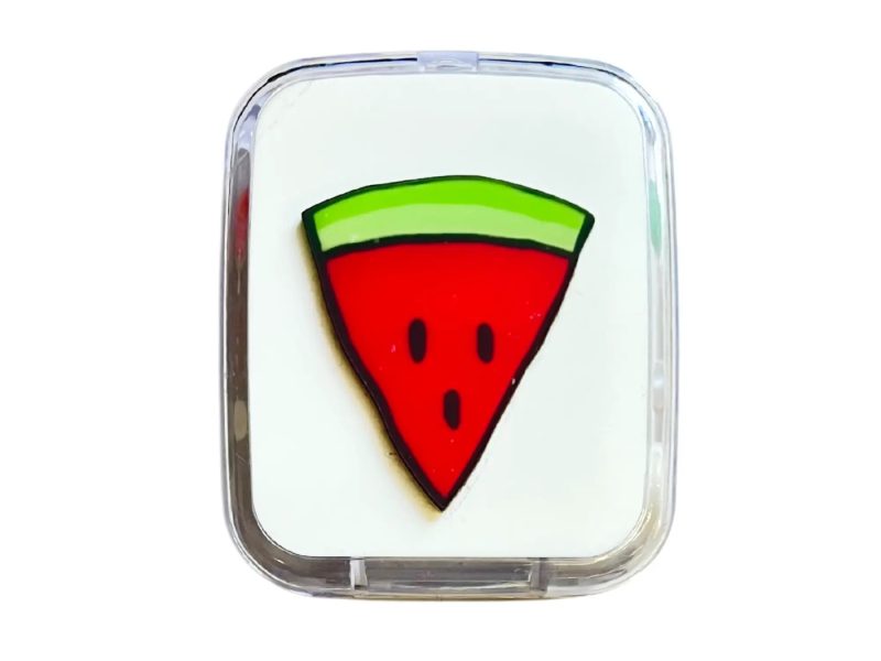 Fruchtmuster-Kontaktlinsen-Aufbewahrungsset, Farbe: Wassermelone