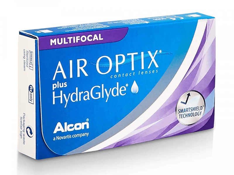 Air Optix plus HydraGlyde Multifocal (6 stk), Monatskontaktlinsen