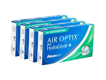   Air Optix plus HydraGlyde for Astigmatism (24 Stück), Monatskontaktlinsen