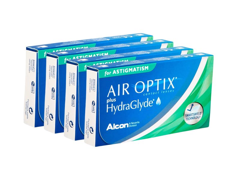 Air Optix plus HydraGlyde for Astigmatism (24 Stück), Monatskontaktlinsen