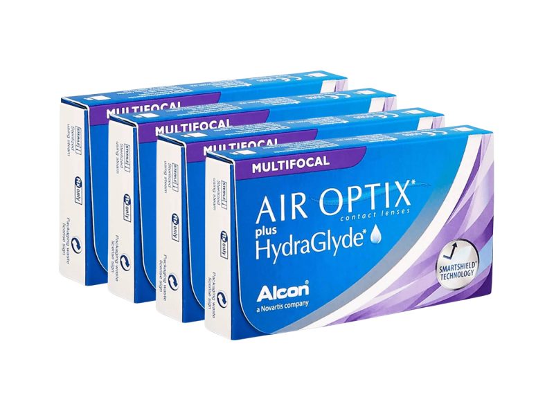 Air Optix plus HydraGlyde Multifocal (24 Stück), Monatskontaktlinsen