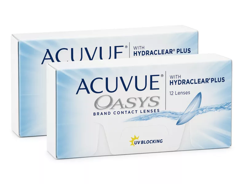 Acuvue Oasys With Hydraclear Plus (24 stk), 1-2 wöchentliche Kontaktlinsen