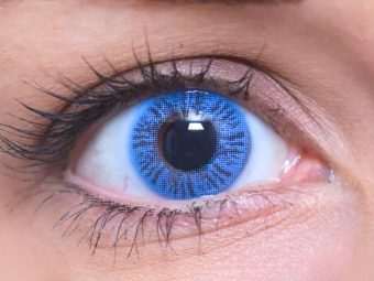   ColourVUE Egyrétegű Kék (2 stk) , Highlight, 3 Monatskontaktlinsen