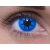 ColourVUE Crazy Party Blue Star (2 stk) , Abdeckung, 3 Monatskontaktlinsen - ohne Dioptrie