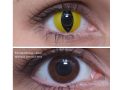 ColourVUE Crazy Cat's Eye (2 stk) , Abdeckung, 3 Monatskontaktlinsen