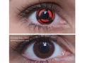 ColourVUE Sharingan Kakashi (2 stk) , Abdeckung, 3 Monatskontaktlinsen