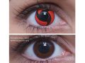 ColourVUE Sharingan Mangekyu (2 stk) , Abdeckung, 3 Monatskontaktlinsen