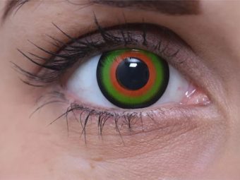   ColourVUE Crazy Mad Hatter (2 stk) , Abdeckung, 3 Monatskontaktlinsen - ohne Dioptrie