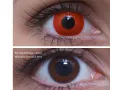 ColourVUE Crazy Red Devil (2 stk) , Abdeckung, 3 Monatskontaktlinsen