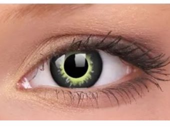   ColourVUE Crazy Eclipse (2 stk) , Abdeckung, 3 Monatskontaktlinsen - ohne Dioptrie