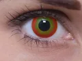 ColourVUE Crazy Wildfire (2 stk) , Abdeckung, 3 Monatskontaktlinsen - ohne Dioptrie