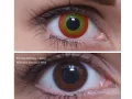 ColourVUE Crazy Wildfire (2 stk) , Abdeckung, 3 Monatskontaktlinsen - ohne Dioptrie
