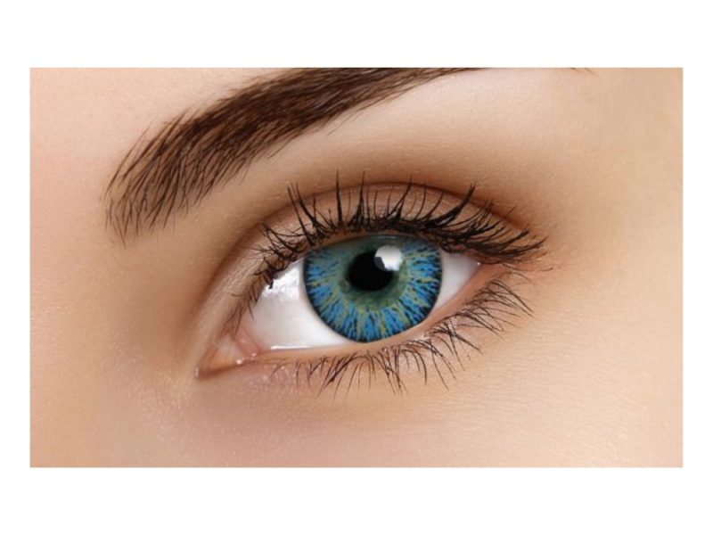 ColourVUE Glamour Aqua (2 stk) , Highlight, 3 Monatskontaktlinsen