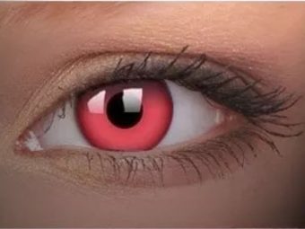   ColourVUE Party UV Piros (2 stk) , Abdeckung, Jahreskontaktlinsen