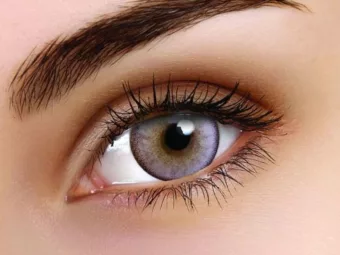   ColourVUE Lumina Glowing Grey (2 stk) , Highlight, 3 Monatskontaktlinsen